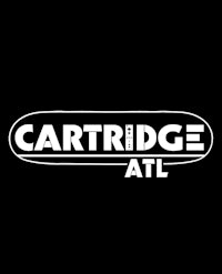 cartridge atlanta logo on a black background